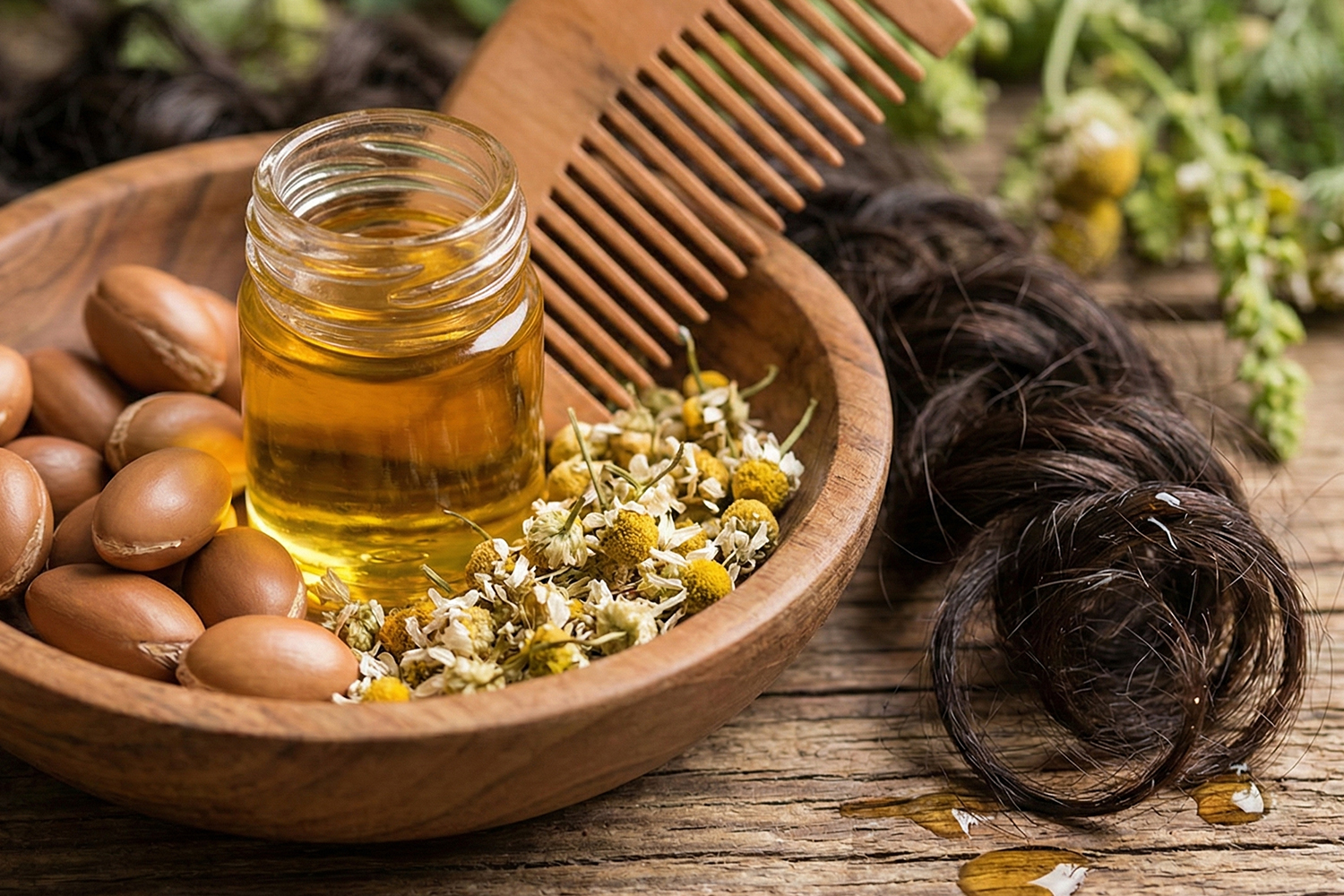 Natural foods hair loss